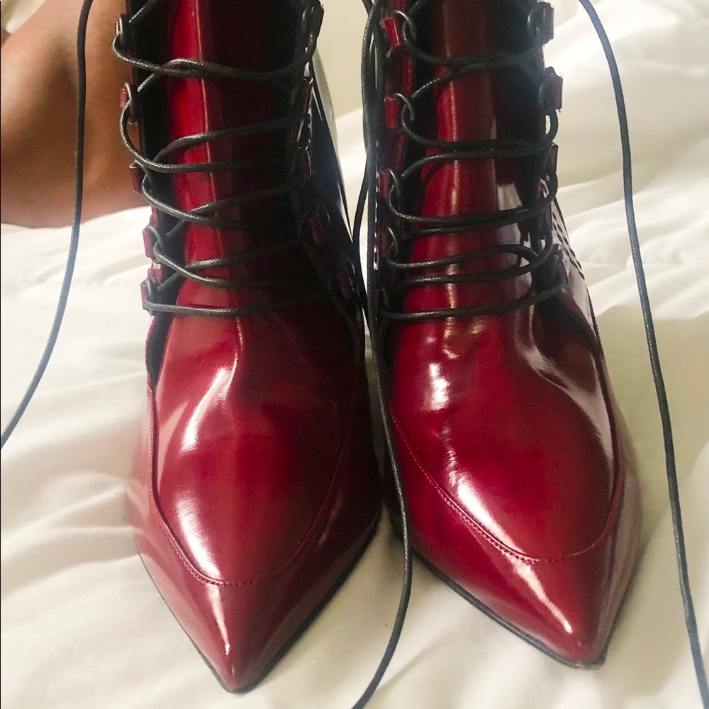 Derek Lam wedge heel boots 💯 authentic - Picture 3 of 8